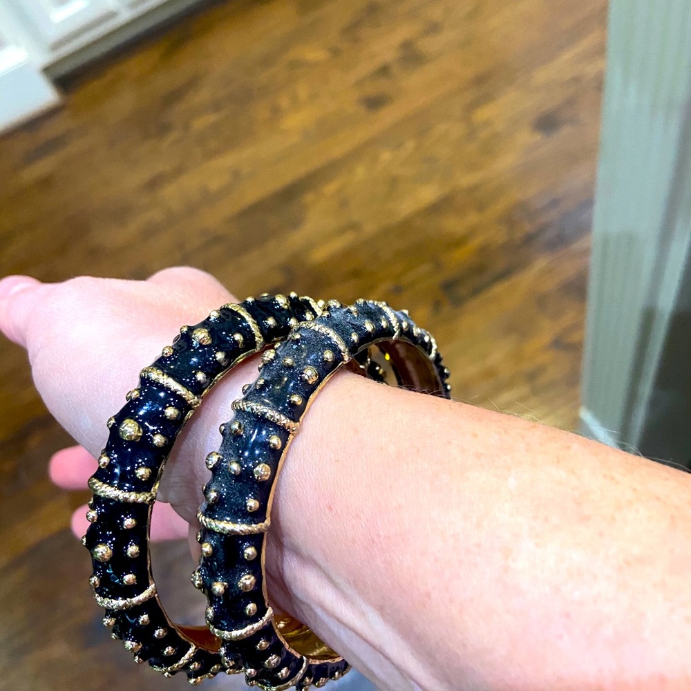 Bangle bracelets set of 2